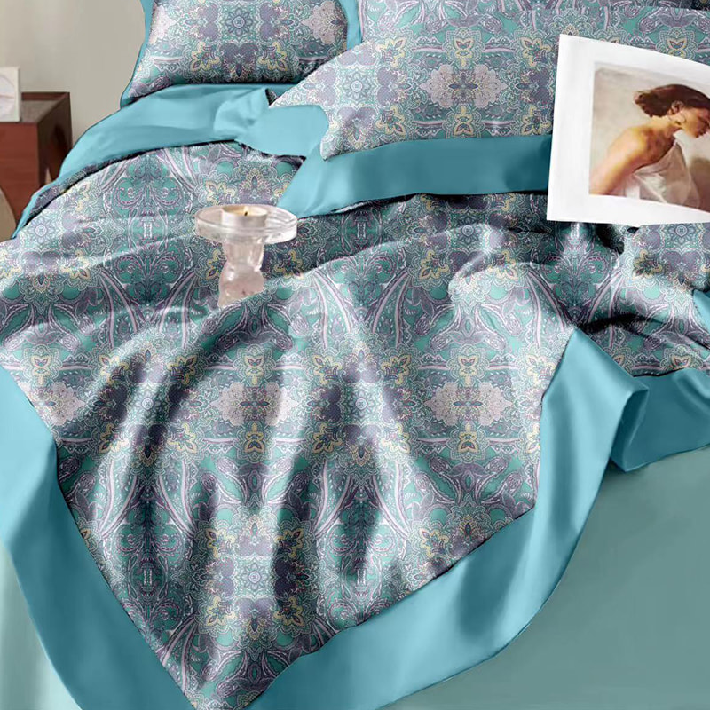 لحاف صيف حريري رقمي رائع