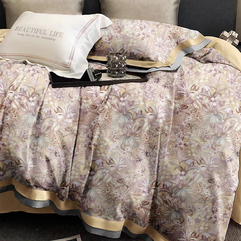 لحاف صيف حريري رقمي رائع