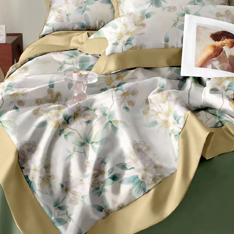 لحاف صيف حريري رقمي رائع