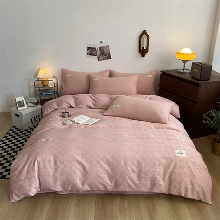 طبقة سرير البوليستر مجموعة تصميم سلس الحد الأدنى