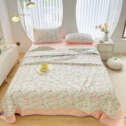 لحاف القطن الصيفي النقي ناعم بارد بارد