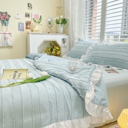 مجموعات الفراش الأنيقة tufter طبقة ناعمة