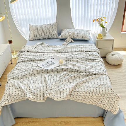 لحاف القطن الصيفي النقي ناعم بارد بارد