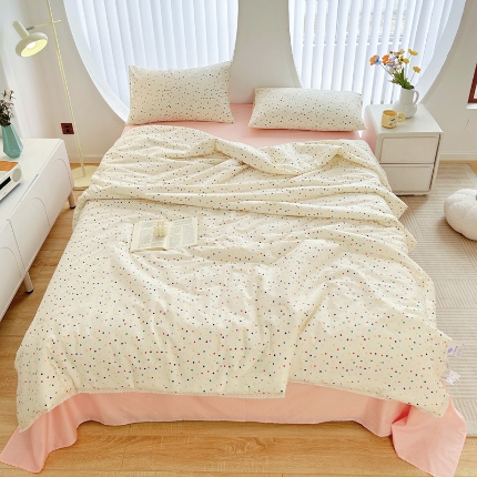 لحاف القطن الصيفي النقي ناعم بارد بارد