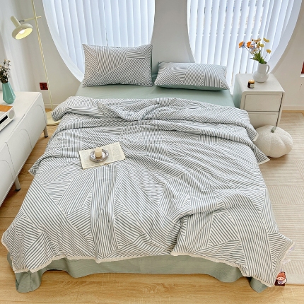 لحاف القطن الصيفي النقي ناعم بارد بارد