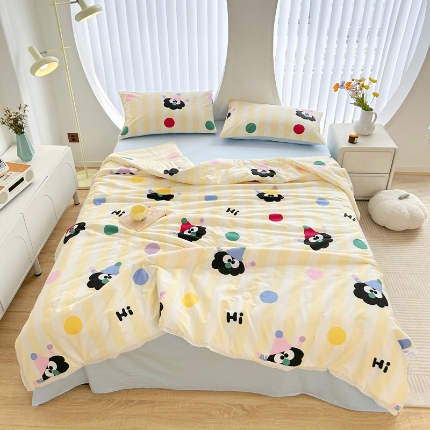 لحاف القطن الصيفي النقي ناعم بارد بارد