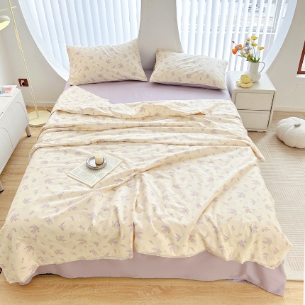 لحاف القطن الصيفي النقي ناعم بارد بارد