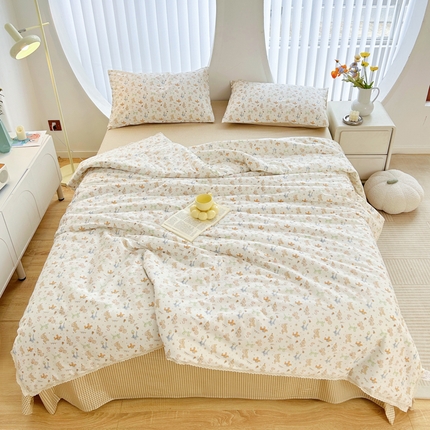 لحاف القطن الصيفي النقي ناعم بارد بارد