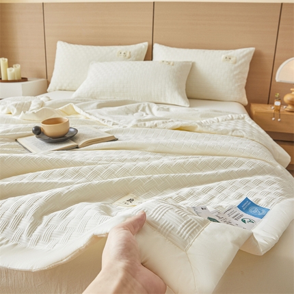 لحاف الصيف في وافل تنفس لينة دافئة