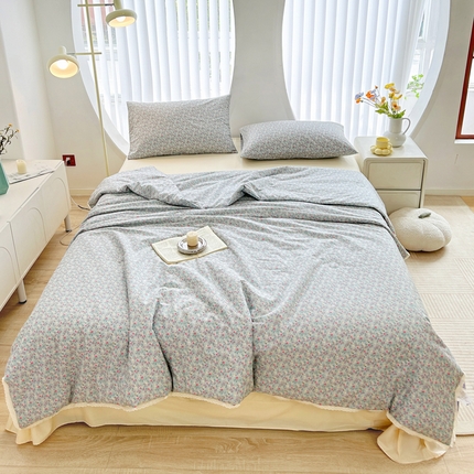 لحاف القطن الصيفي النقي ناعم بارد بارد